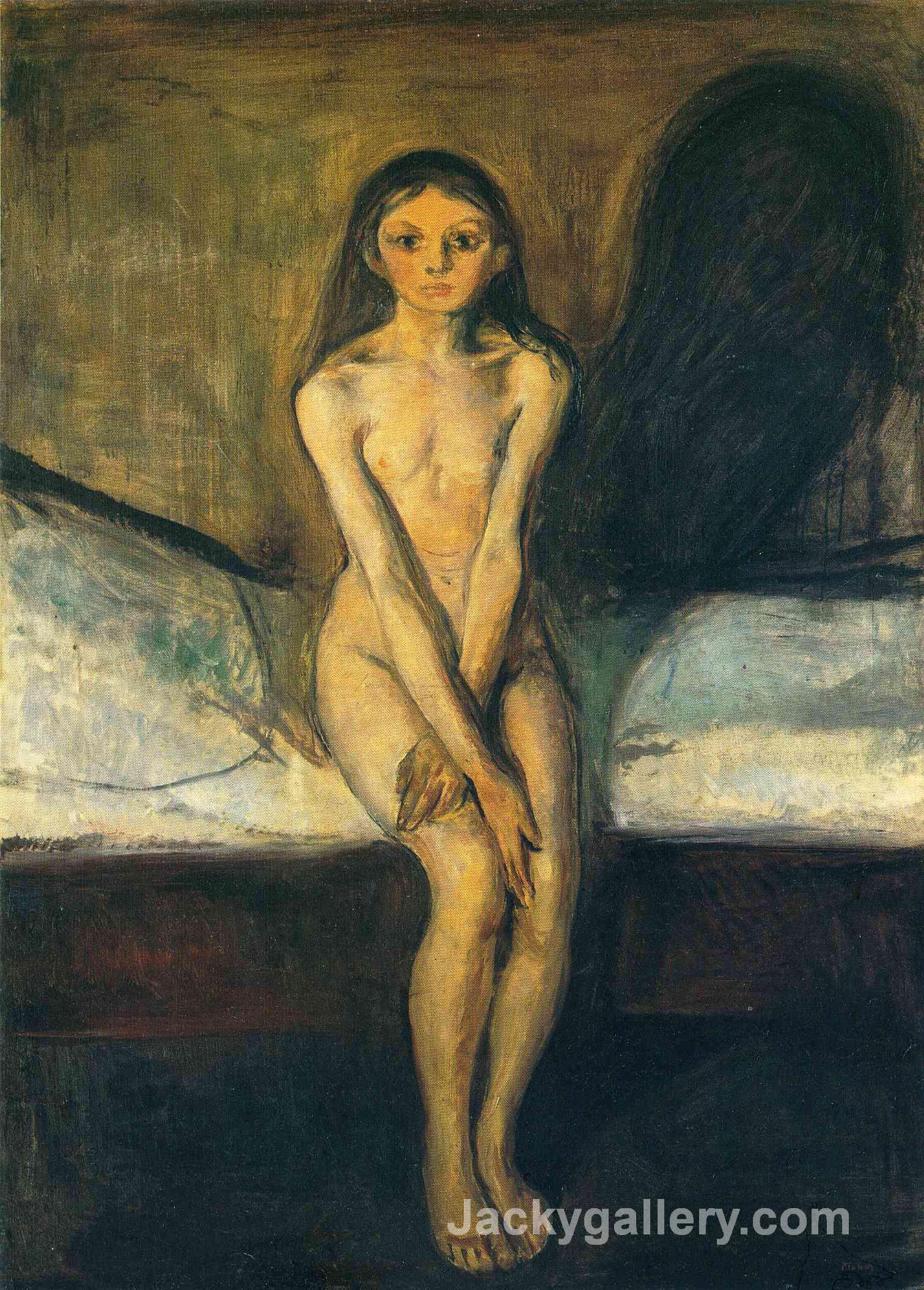Puberty by Edvard Munch paintings reproduction